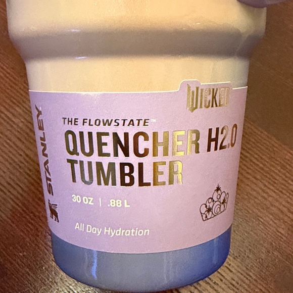 NWT Stanley Wicked Exclusive 30oz FlowState Tumbler Glinda pastel Shimmer RARE - Picture 9 of 12